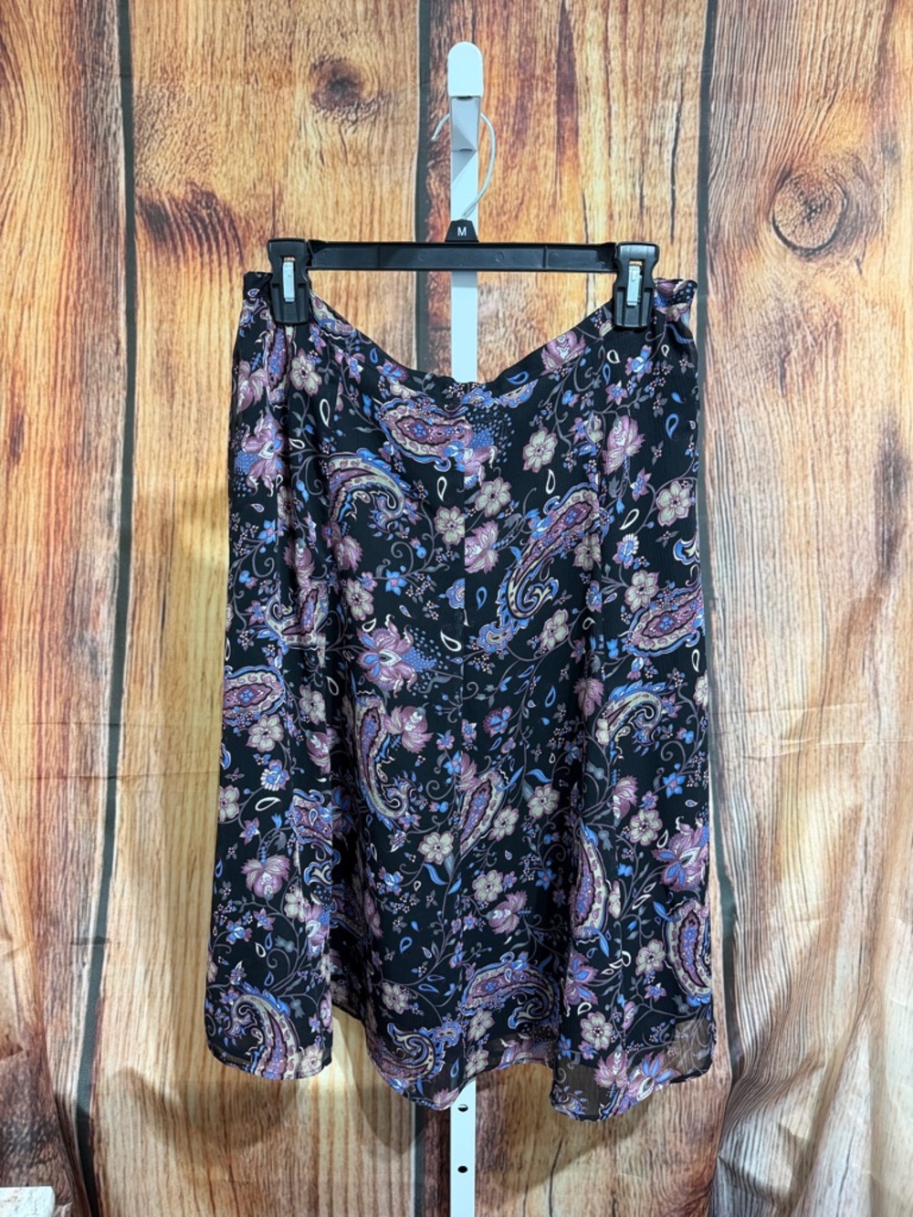 Jaclyn Smith A-lined Paisley Skirt Size L